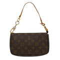 Louis Vuitton Pochette Accessoires  Canvas Clutch Bag