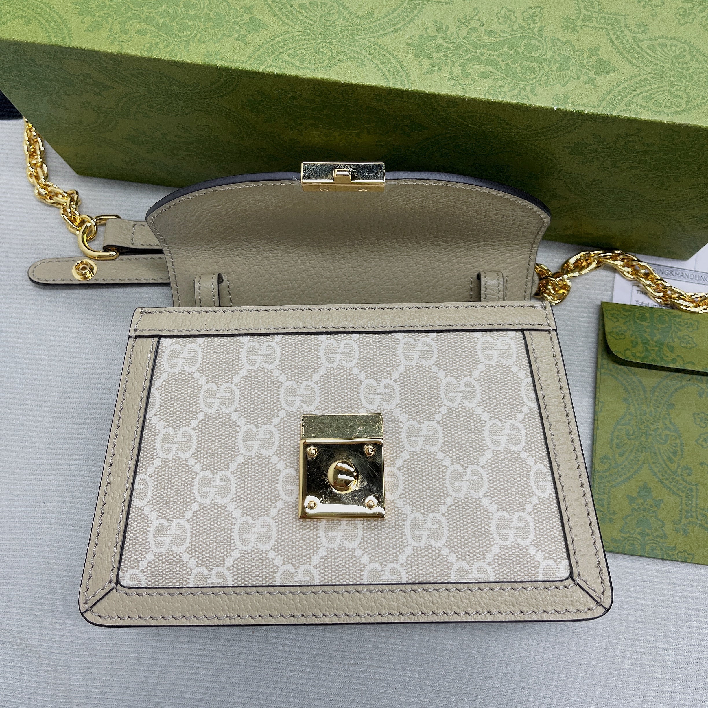Gucci OphiDiora Gucci Mini Shoulder Bag Beige For Women, Women’s Bags 6.9in/18cm Gucci 696180 UULAG 9682