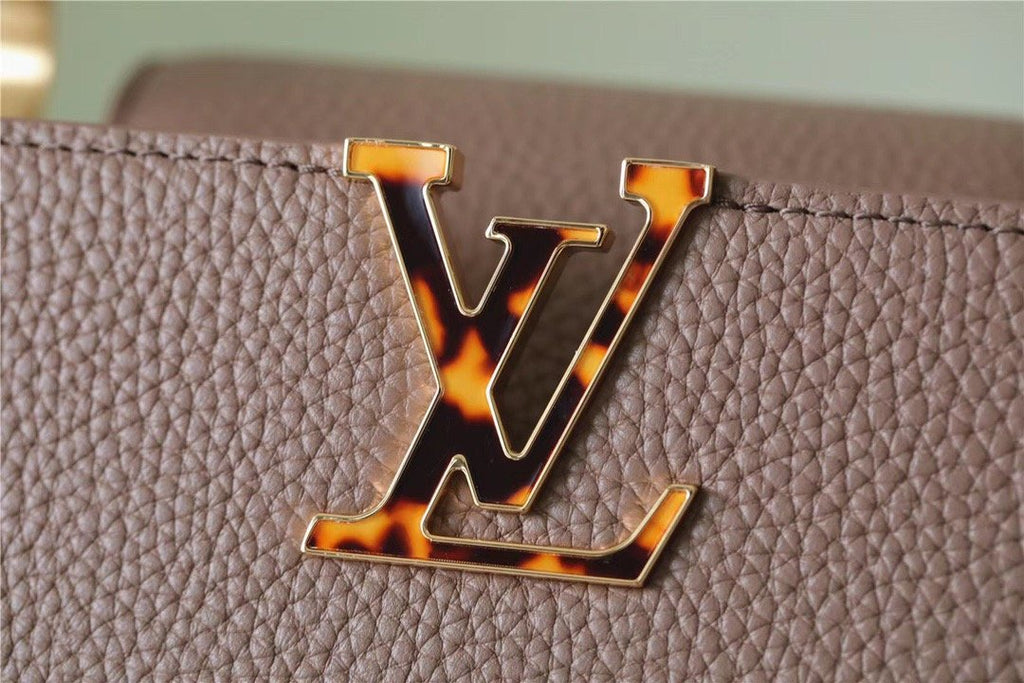 Louis Vuitton Capucines Mini Taurillon Light Brown For Women,  Shoulder And Crossbody Bags 21cm/8.3in Louis Vuitton M56071