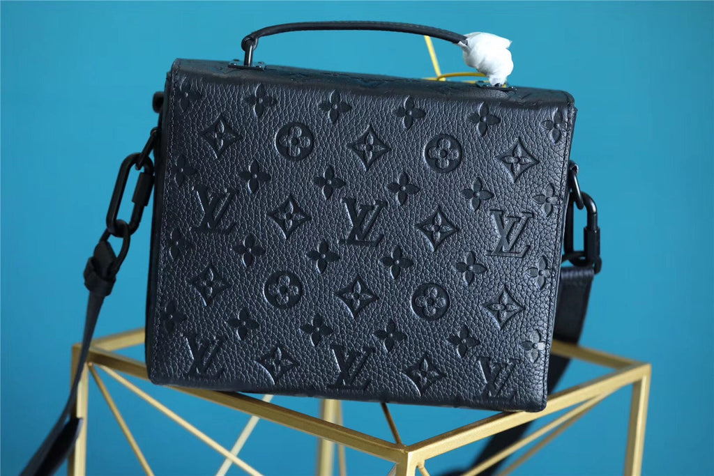 Louis Vuitton Mini Soft Trunk Box Taurillon Black For Men, Bags, Shoulder And Crossbody Bags 9.1in/23cm Louis Vuitton M61117