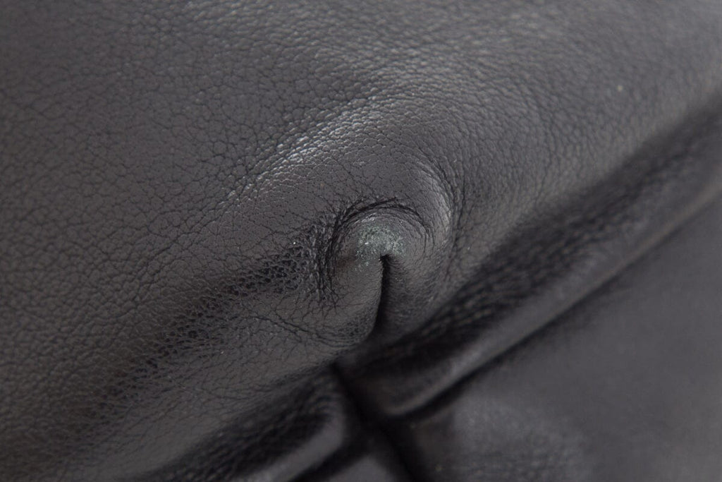 Gucci Vintage Black Leather Bucket Shoulder Bag