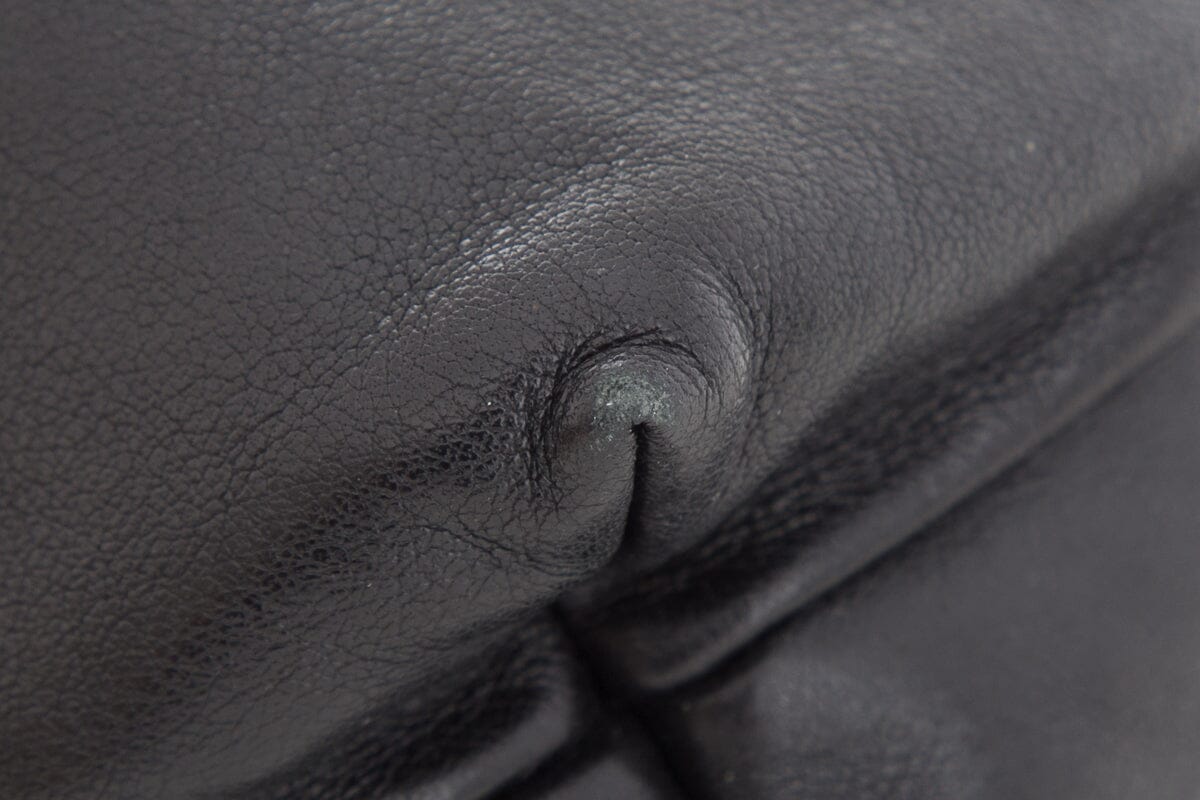 Gucci Vintage Black Leather Bucket Shoulder Bag