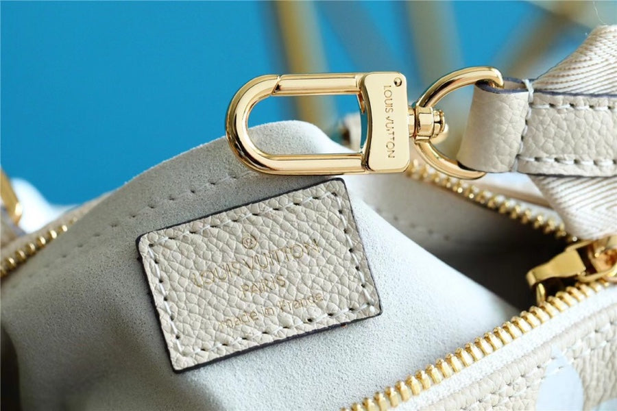 Louis Vuitton Papillon Burberry Monogram Empreinte Beige For Women, Women’s Bags, Shoulder And Crossbody Bags 7.9in/20cm Louis Vuitton