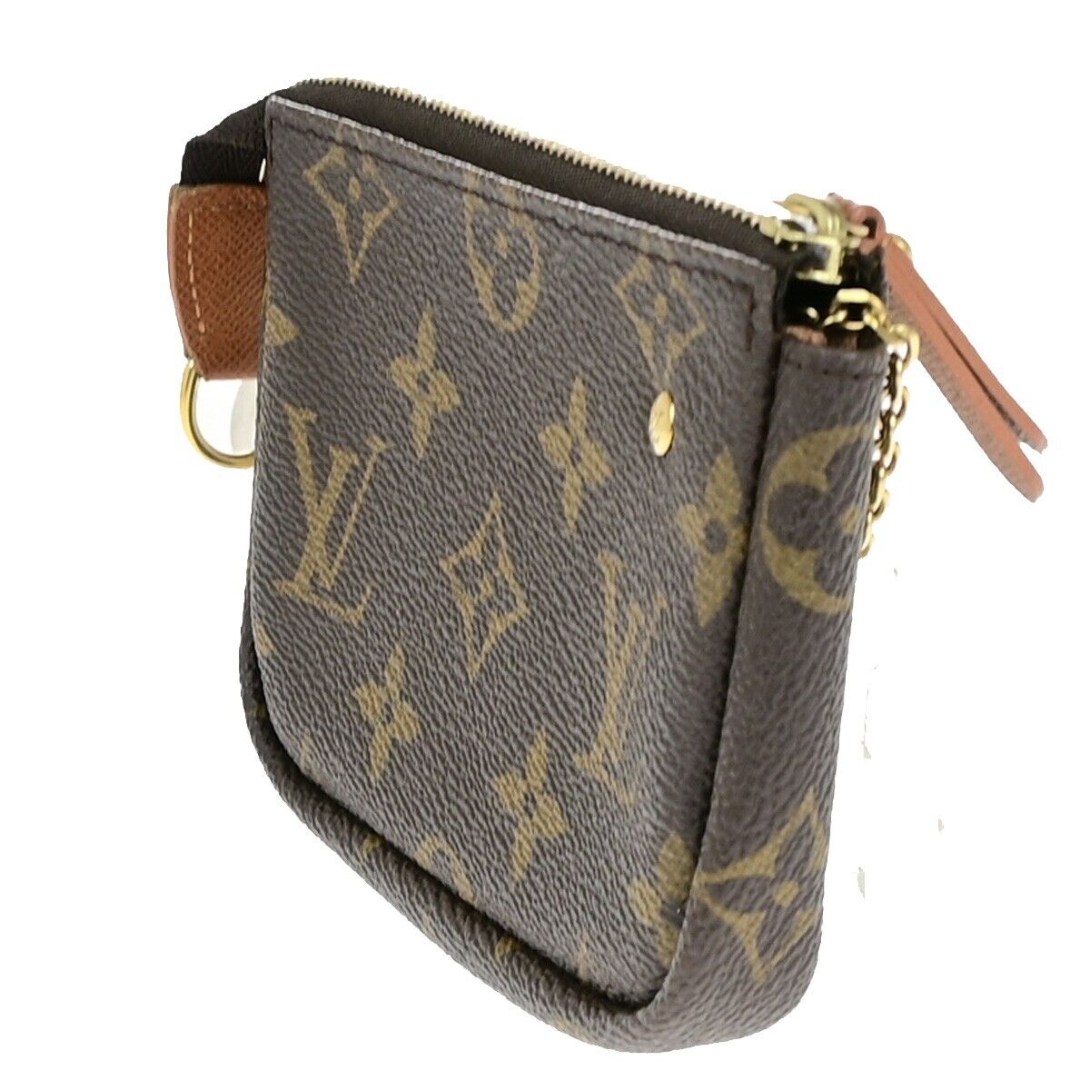 Louis Vuitton Pochette Clés  Canvas Clutch Bag