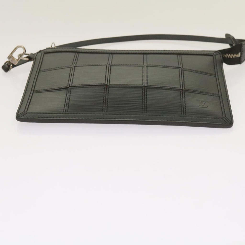 Louis Vuitton Delmonico  Leather Clutch Bag