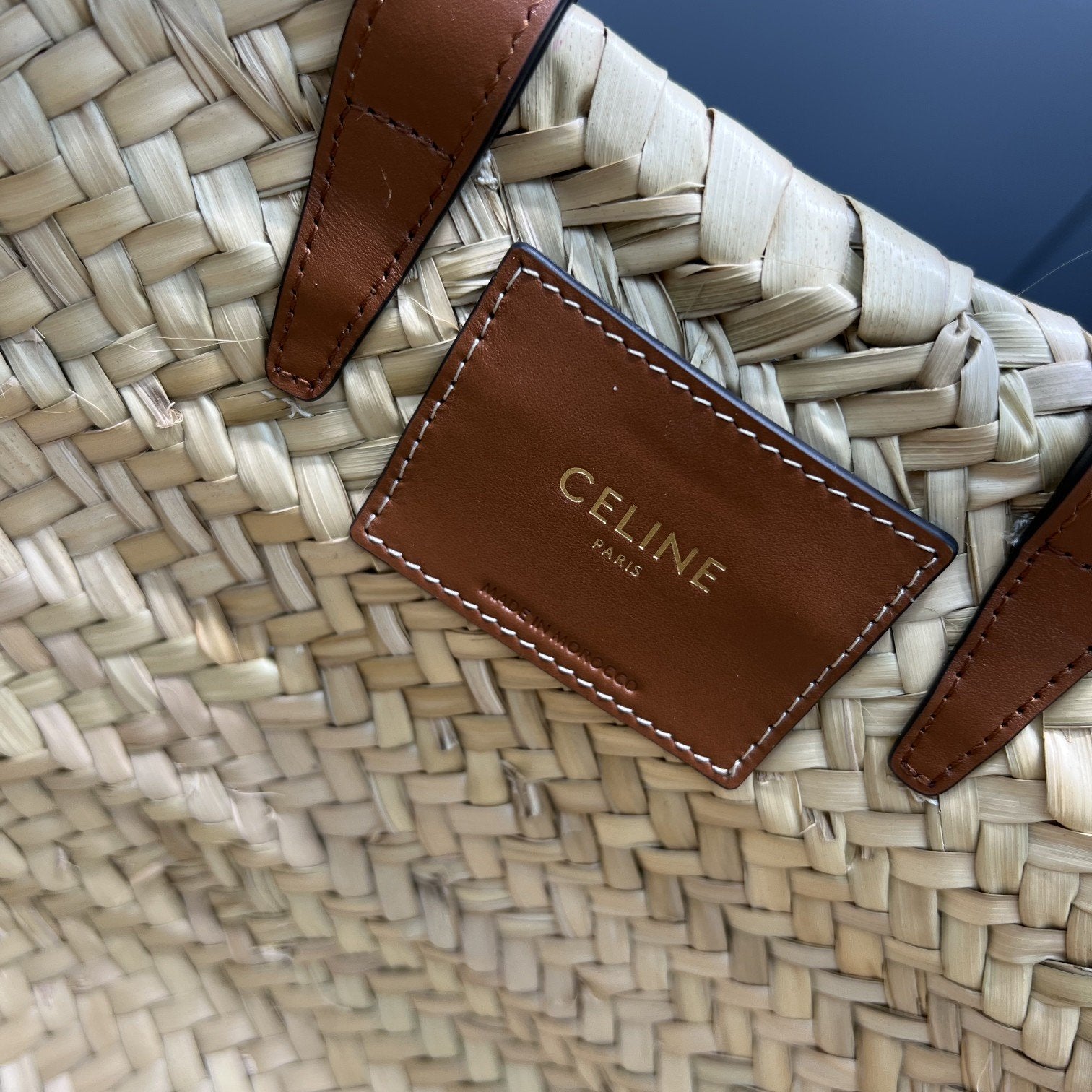 GLAMI Teen Triomphe GLAMI Classic Panier In Palm Leaves With Heart Patch Brown For Women 10in/25cm 194002DUI.04LUÃ‚Â 