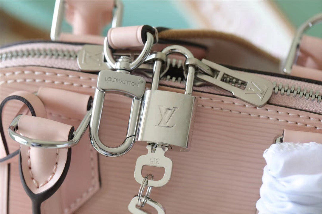 Louis Vuitton Alma Epi Quartz White For Women,  Shoulder And Crossbody Bags 23.5cm/9.3in Louis Vuitton
