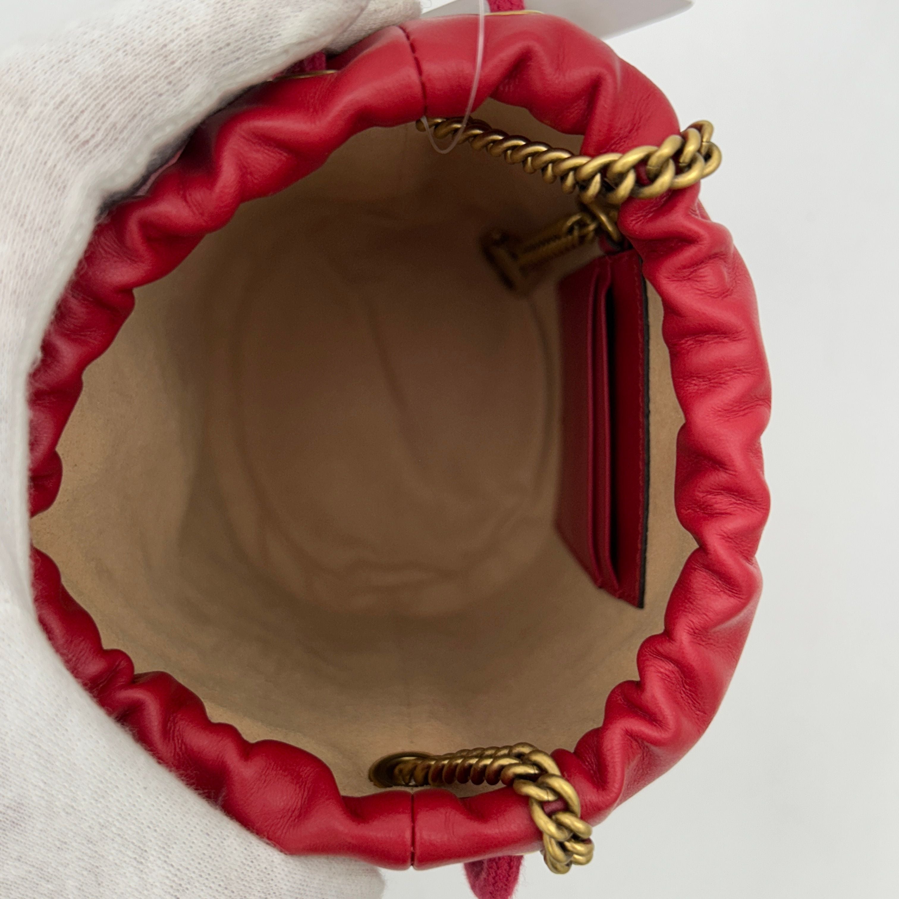 GUCCI GG Marmont Bucket Shoulder Bag gu8954cc