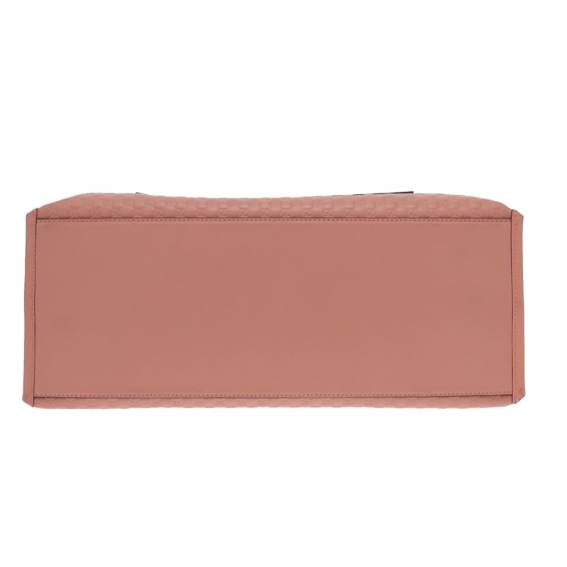 Gucci Pink Microguccissima Leather MeDiorum Crossbody Tote Gucci Logo