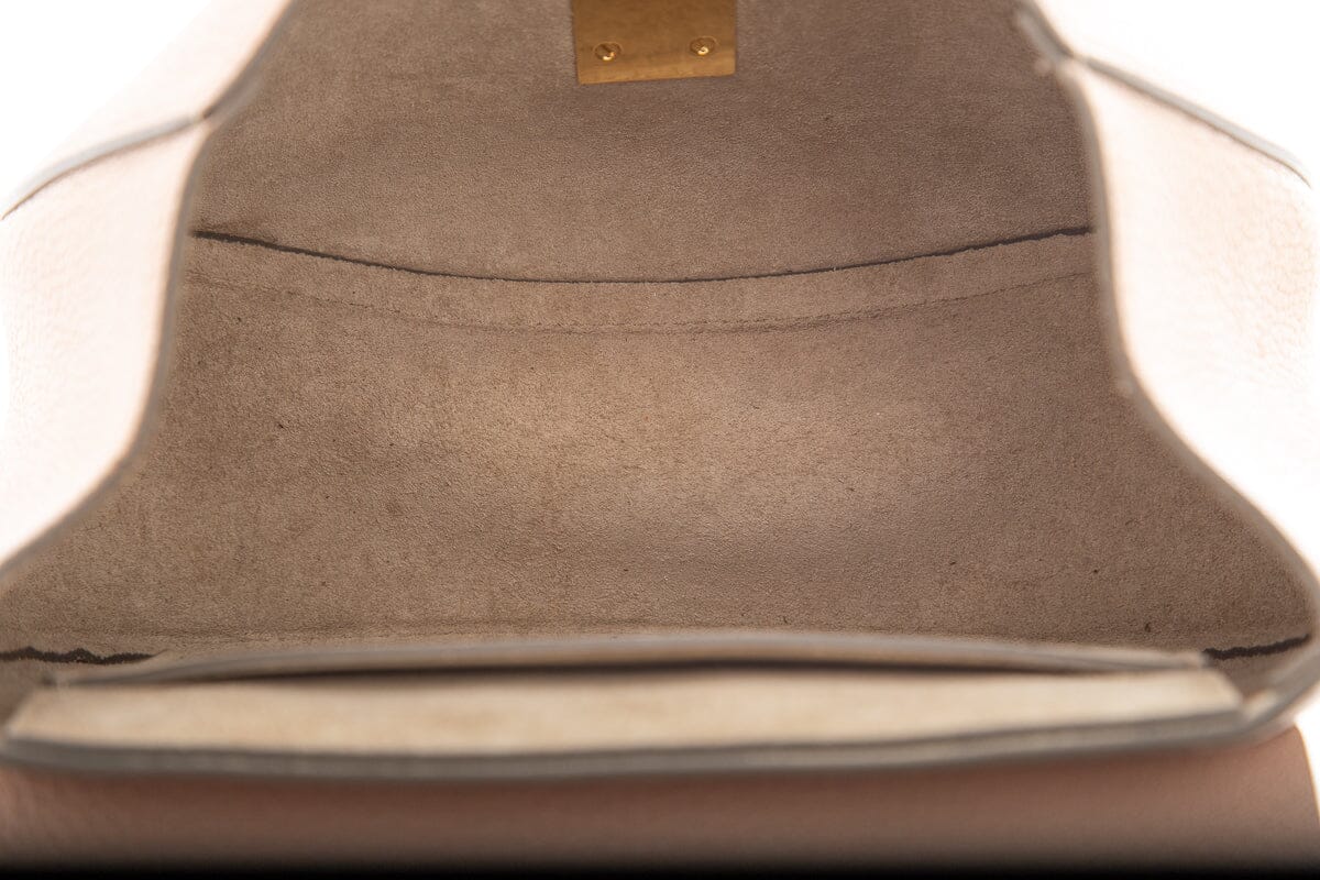 Chaneloe Pink Grained Lambskin Drew Shoulder Handbag