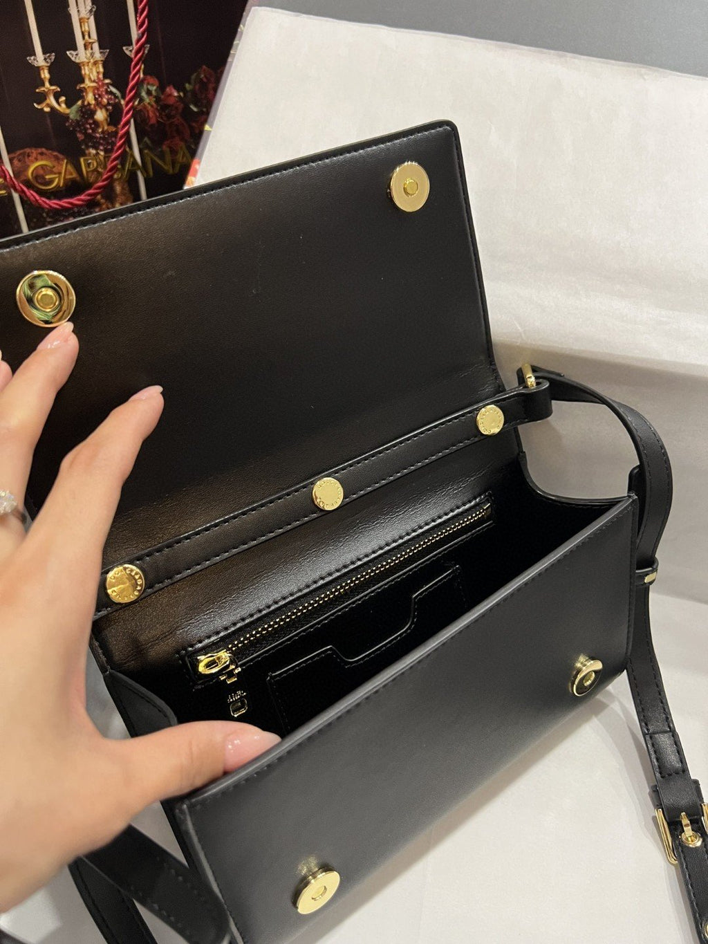 DG 3.5 Clutch Black For Women 8.3in/21cm DG Burberry7082AW57680999