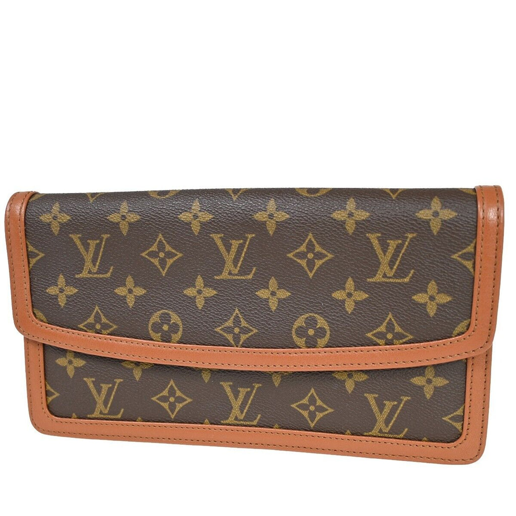 Louis Vuitton Pochette Dame  Canvas Clutch Bag