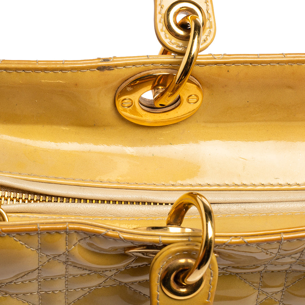 Dior Cannage  Leather Large Lady Dior Tote