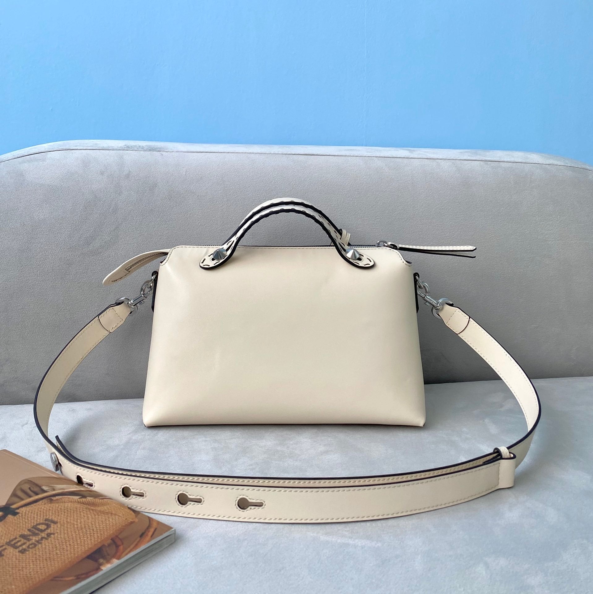 By The Way MeGLAMIum White For Women, Handbags, Shoulder And Crossbody Bags 10.6in/27cm FF 8BL146