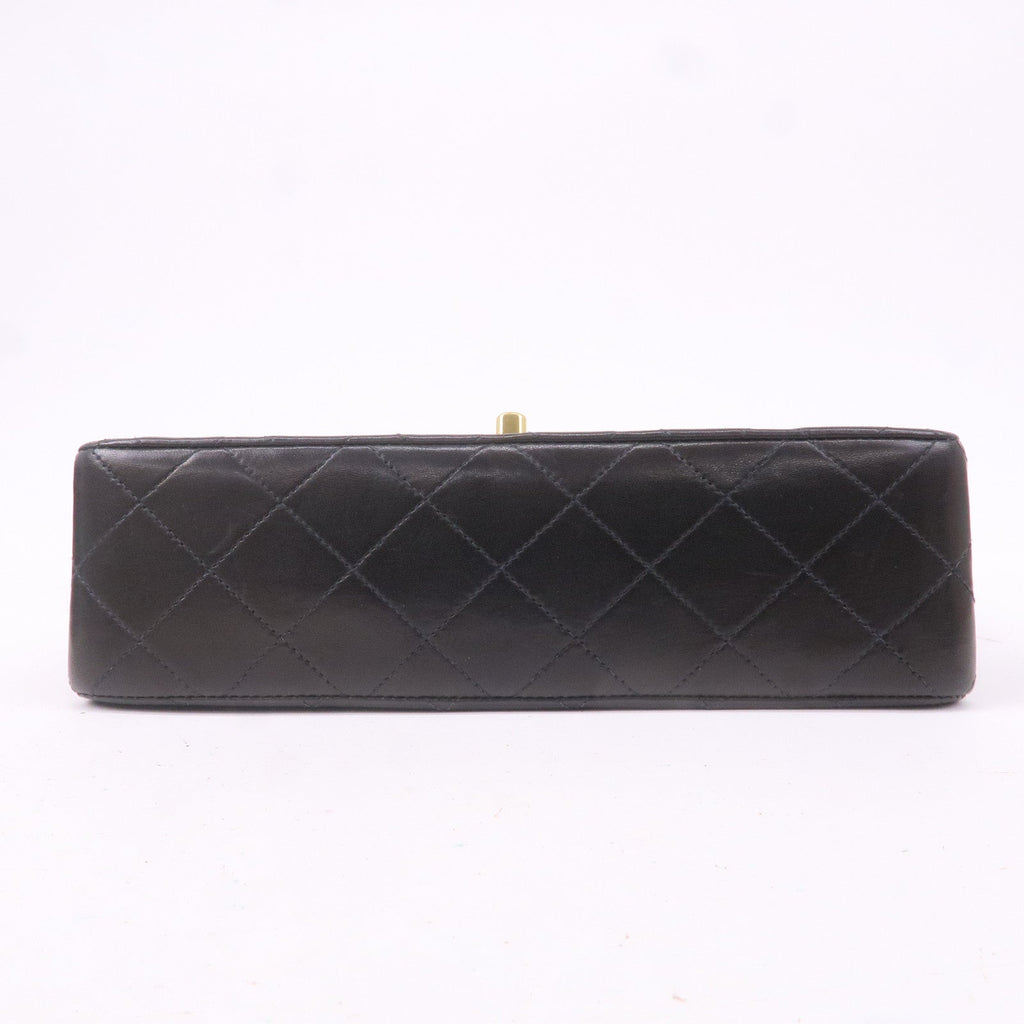 CHANEL Matelasse Lamb Skin 23 Double Flap Shoulder Bag A01113