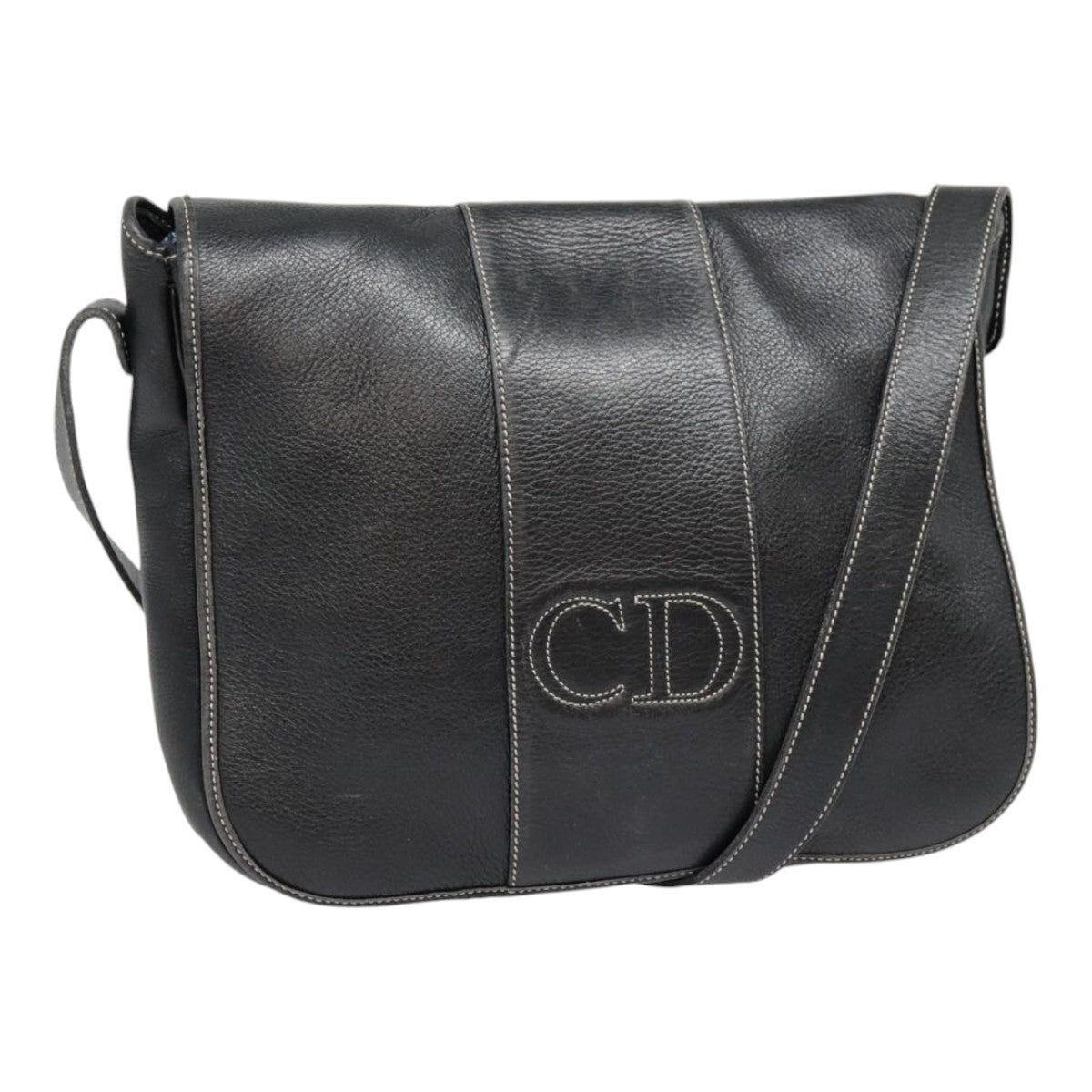 Dior Cd  Leather Shoulder Bag