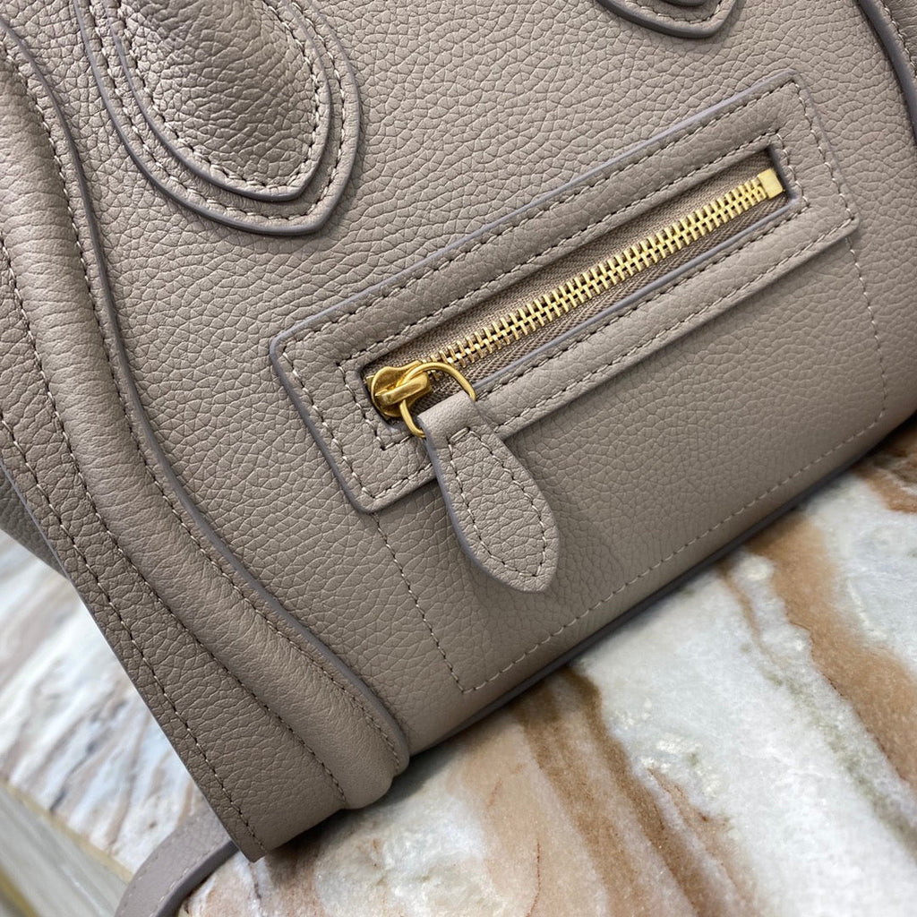 Top Quality Nano LuGucciage Bag In Drummed Light PiNike For WomLB 8in/20cm 