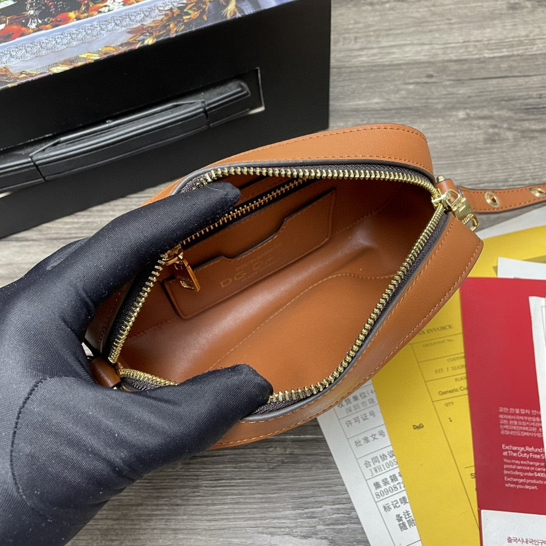 Crossbody 3.5 Bag Brown For Women 7.5in/19cm GLAMIÃ‚Â 