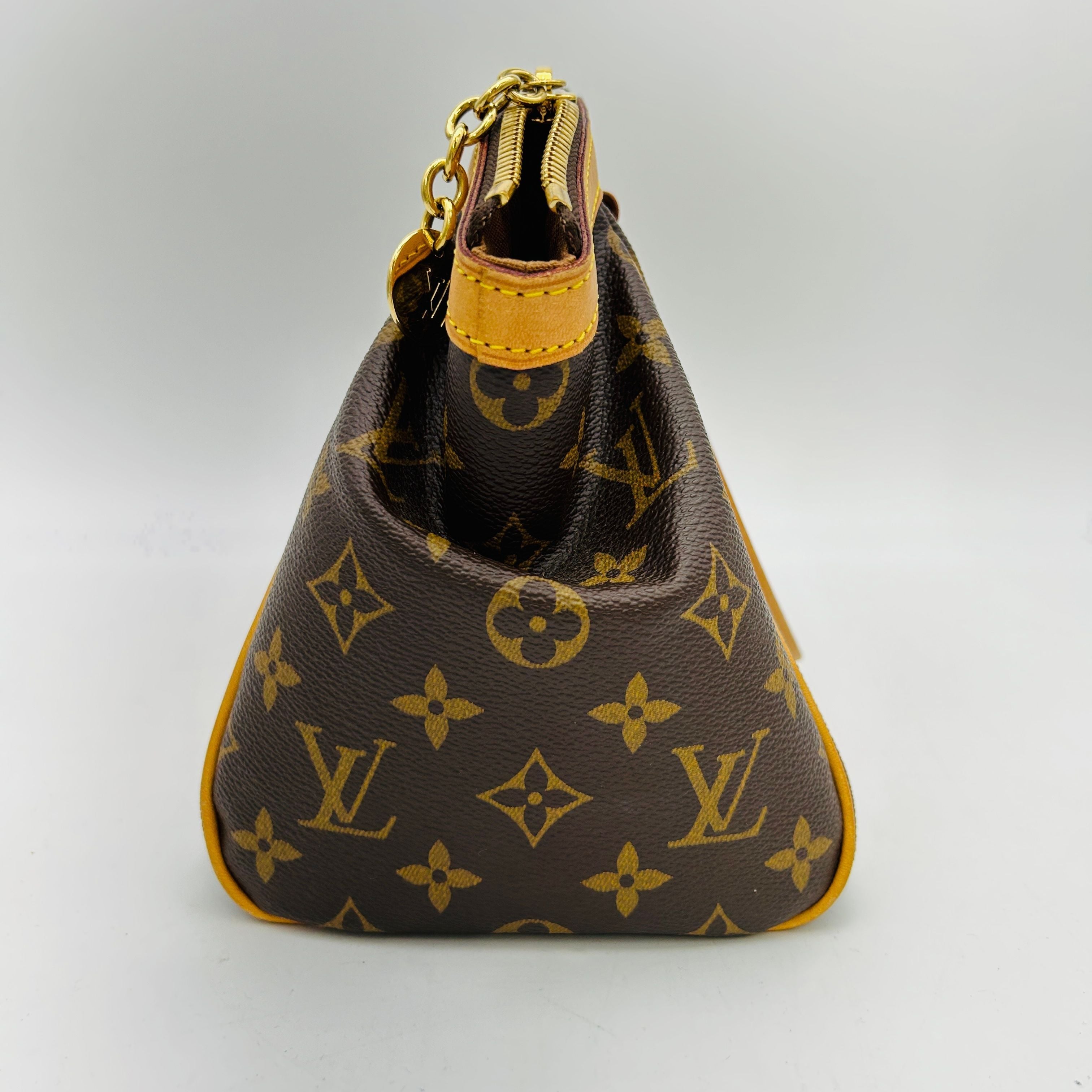 LOUIS VUITTON Tivoli PM Brown Monogram Leather Women's Shoulder Bag GP10180816