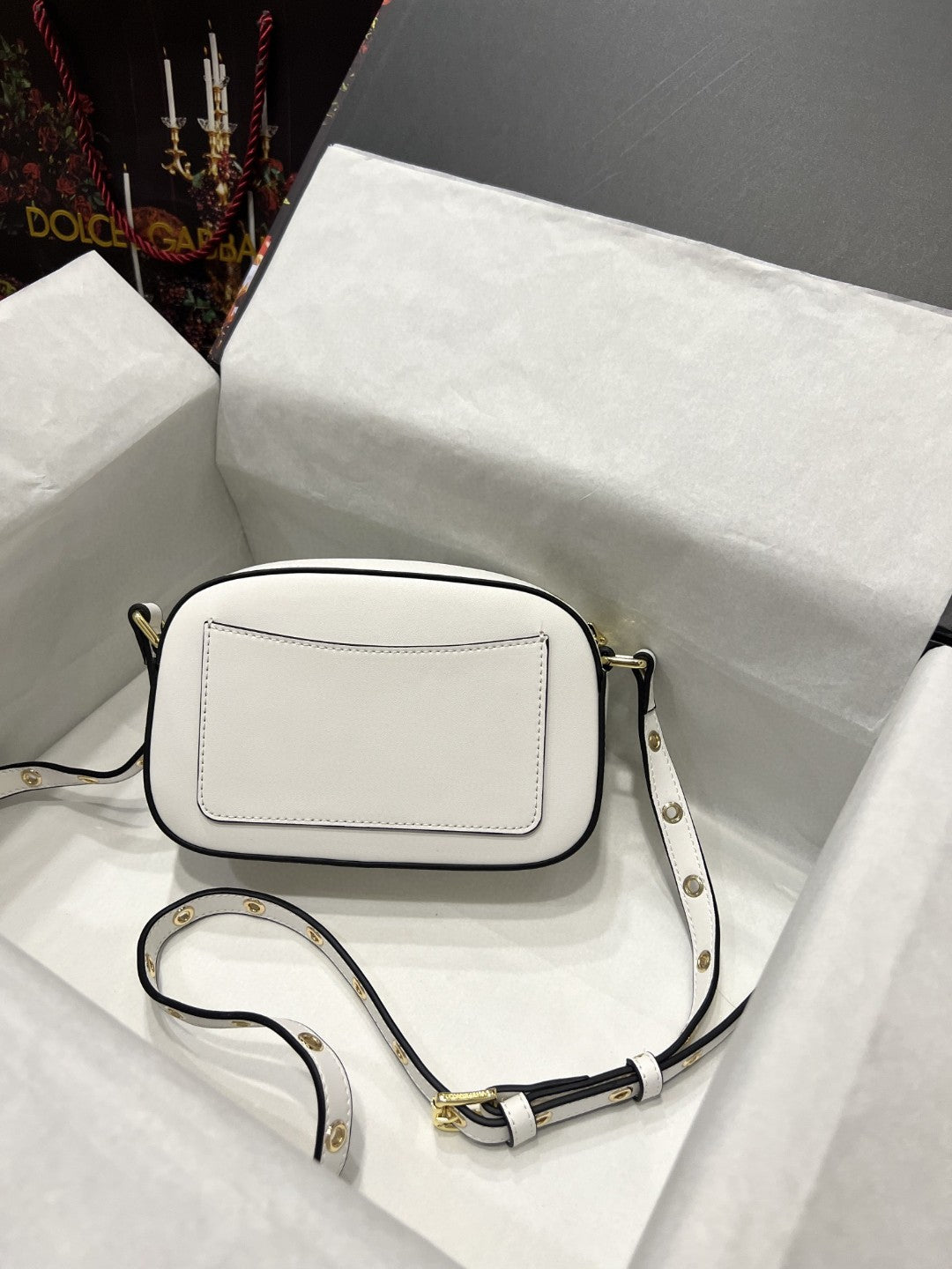 DG Crossbody 3.5 Bag White For Women 7.5in/19cm DG Burberry7095AW57680002