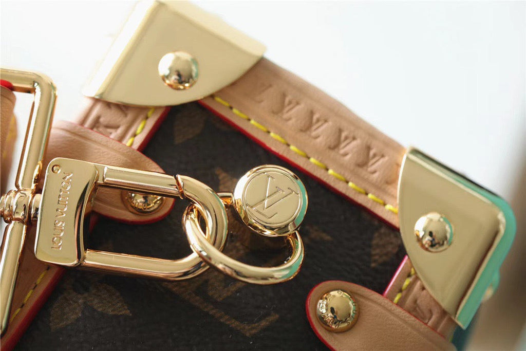 Louis Vuitton Side Trunk PMÃƒâ€šÃ‚Â Monogram Canvas For Women, WomenÃƒÂ¢Ã¢â€šÂ¬Ã¢â€žÂ¢s Bags, Shoulder And Crossbody Bags 8.3in/21cm Louis VuittonÃƒâ€šÃ‚Â 