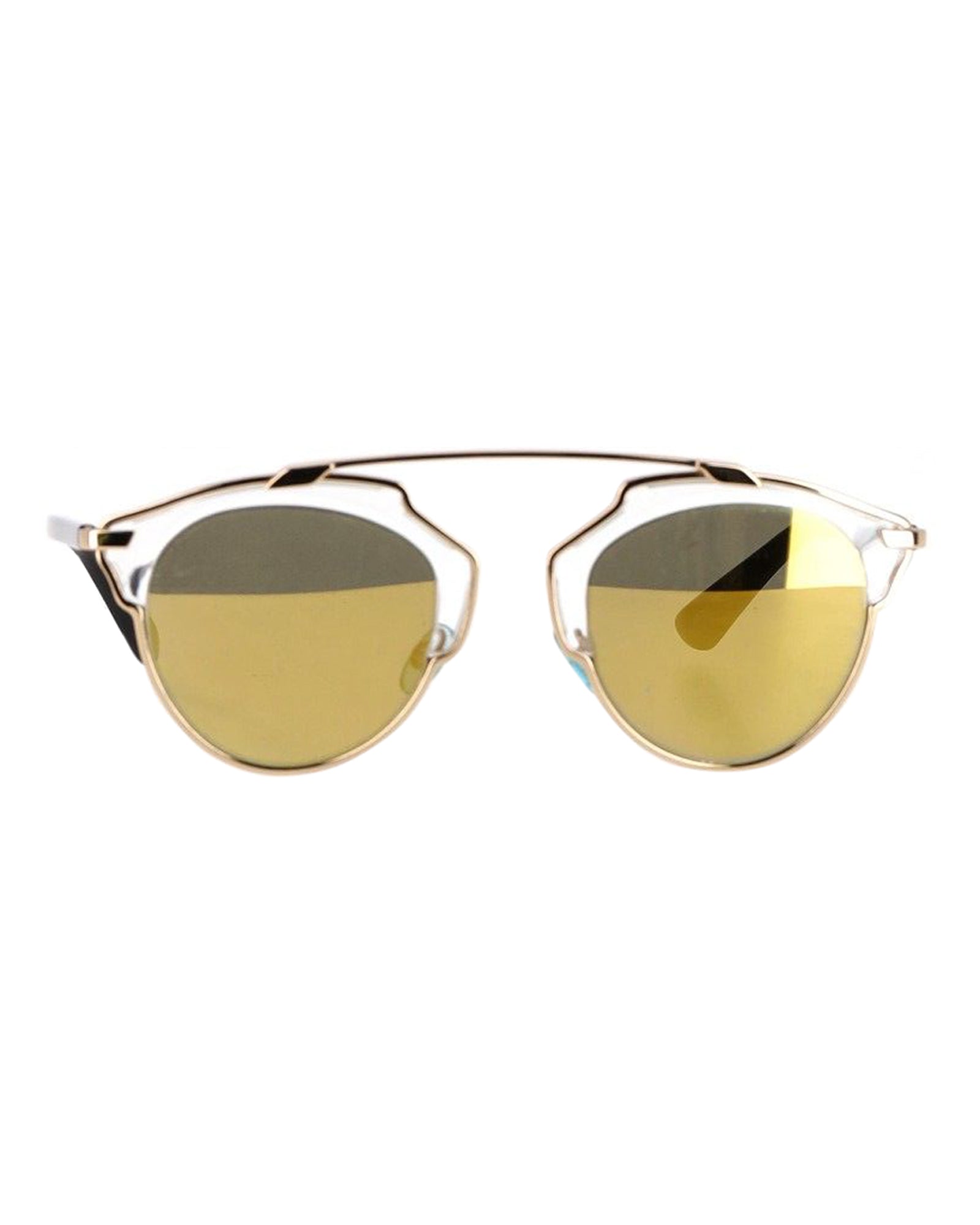 Dior So 1 :1 Rep Sunglasses in Gold Metal