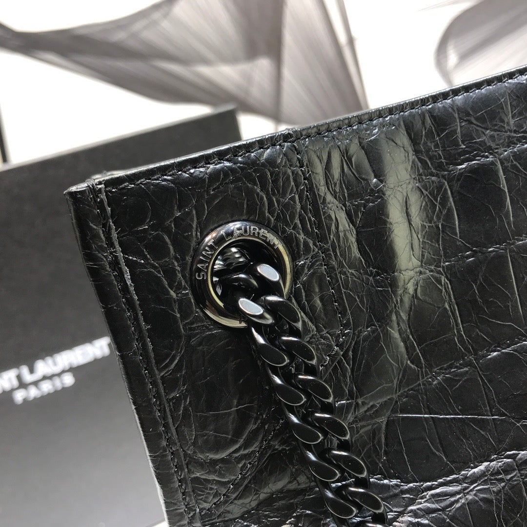 YSSL Niki Medium Shopping Bag Black For Women 12in/32cm YSLÂ 