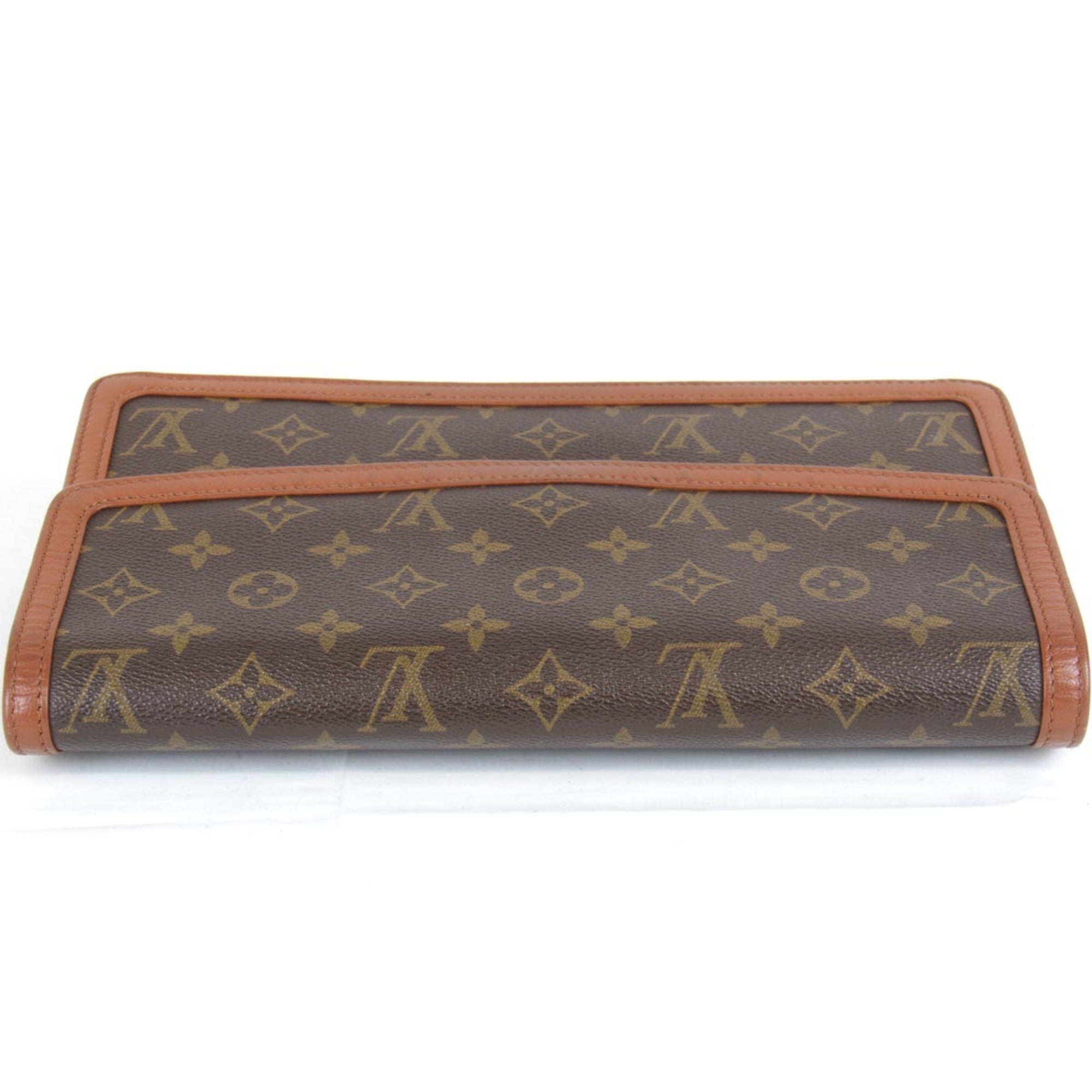 Louis Vuitton Pochette Dame  Canvas Clutch Bag