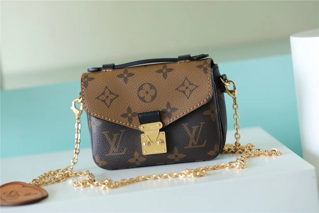 Louis Vuitton Micro Metis Monogram Canvas For Women, Women’s Handbags, Shoulder And Crossbody Bags 5.5in/14cm Louis Vuitton