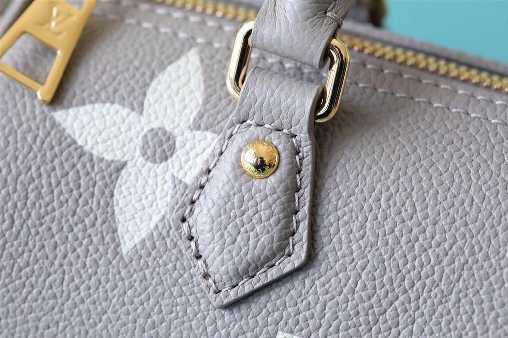 Louis Vuitton Papillon Monogram Empreinte Tourterelle / Creme Beige For Women, WomenÃƒÂ¢Ã¢â€šÂ¬Ã¢â€žÂ¢s Handbags, Shoulder Bags And Crossbody Bags 7.9in/20cm Louis Vuitton M46031