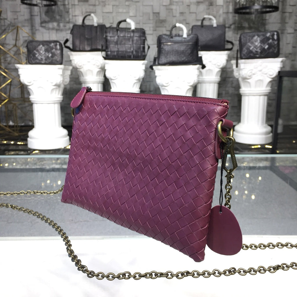 Chain Shoulder Bag Dark Red, For Women, Women Bags 9.6in/24.5cm