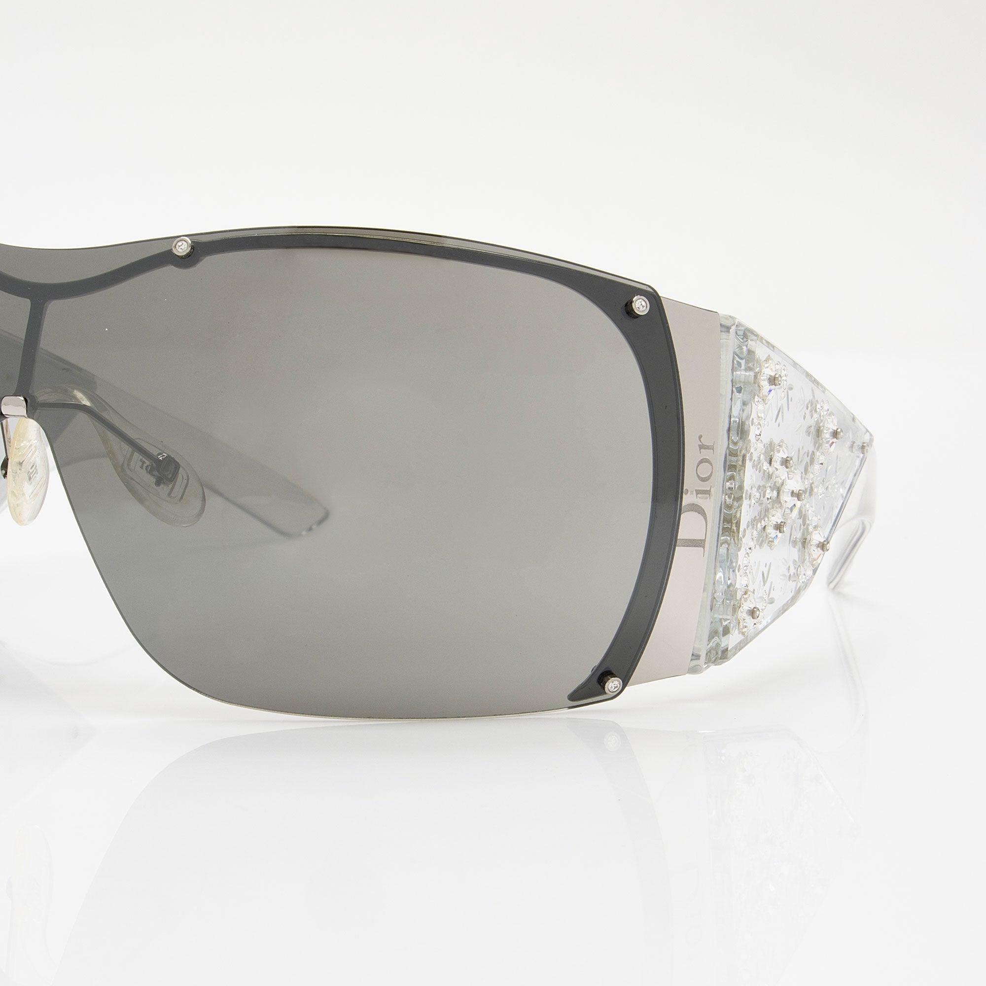 Dior Limited Edition Crystal Grand Salon X Shield Sunglasses