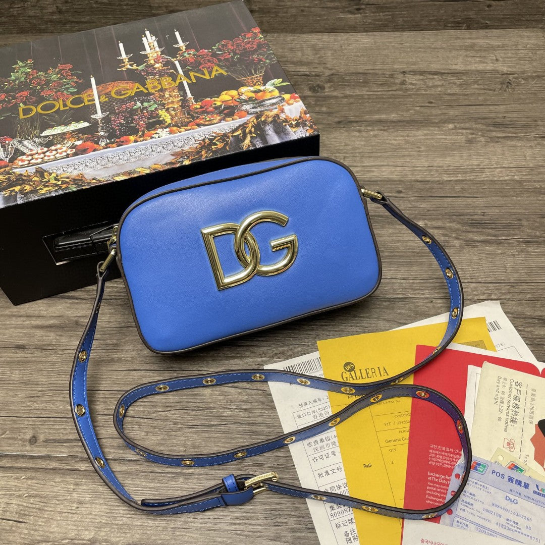 DG Crossbody 3.5 Bag Blue For Women 7.5in/19cm DG  Burberry7095AW57680623
