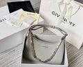 gv Small Moon Cut Out Bag Grey For Women, Handbags, Shoulder Bags 9.8in/25cm GVC