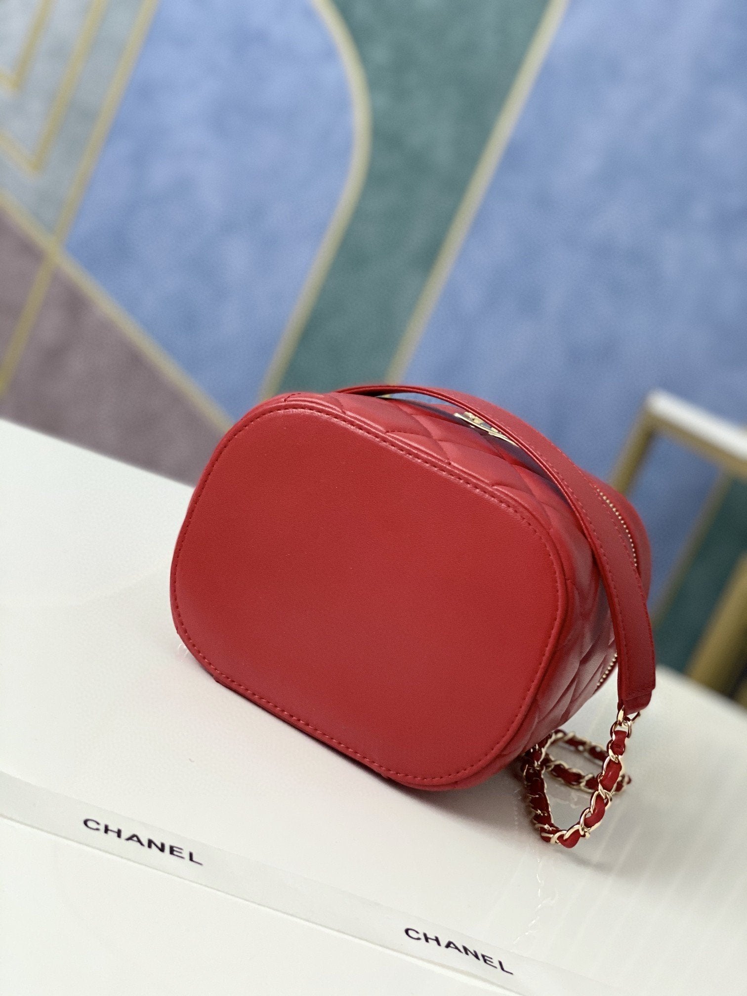 Chanelouis Vuittonanity Case Gold Hardware Burgundy For Women Handbags, Shoulder Bags 9.4in/24cmÃ‚Â 