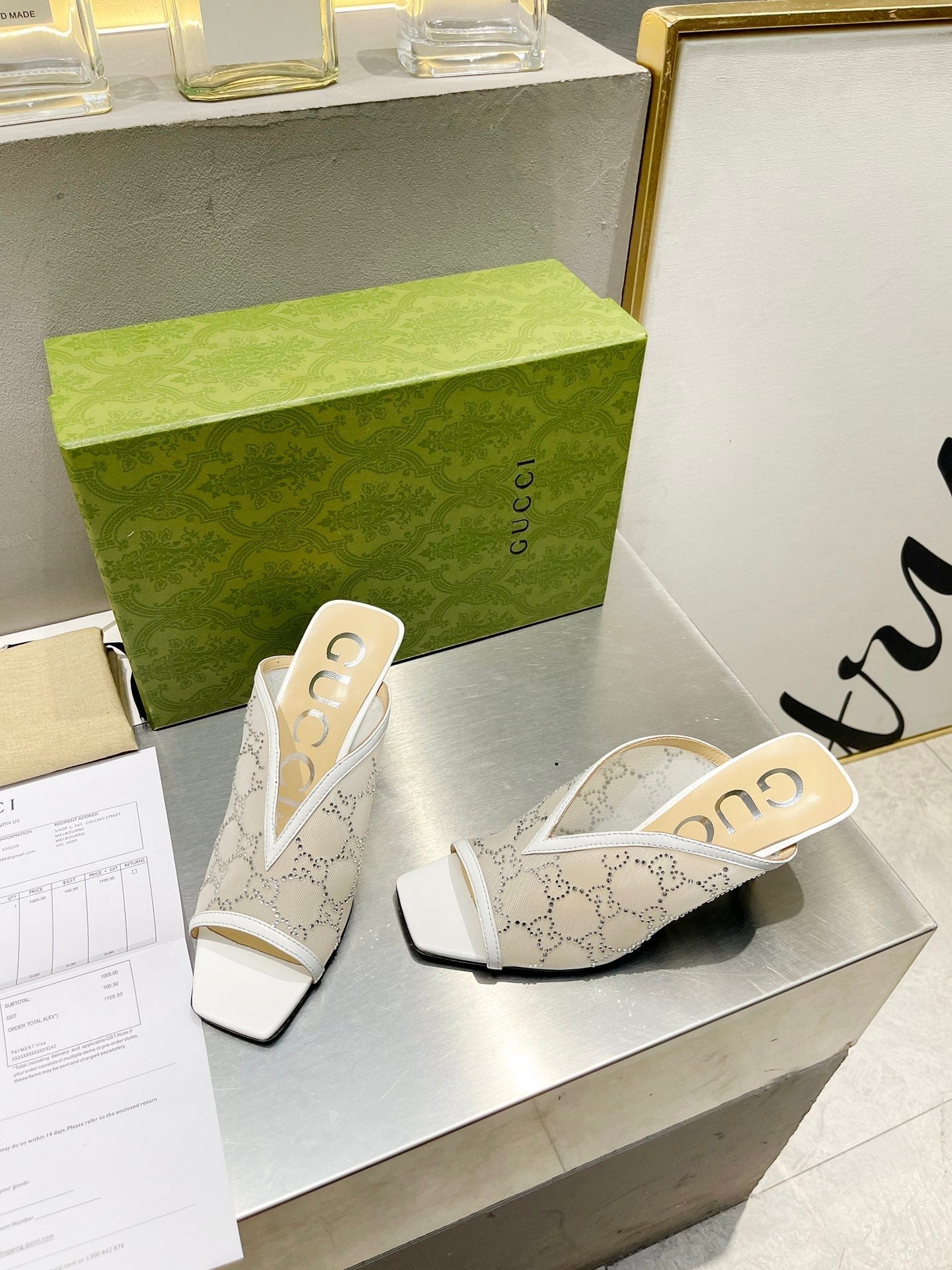 New 1:1 rep Gucci HIGH HEELS 042