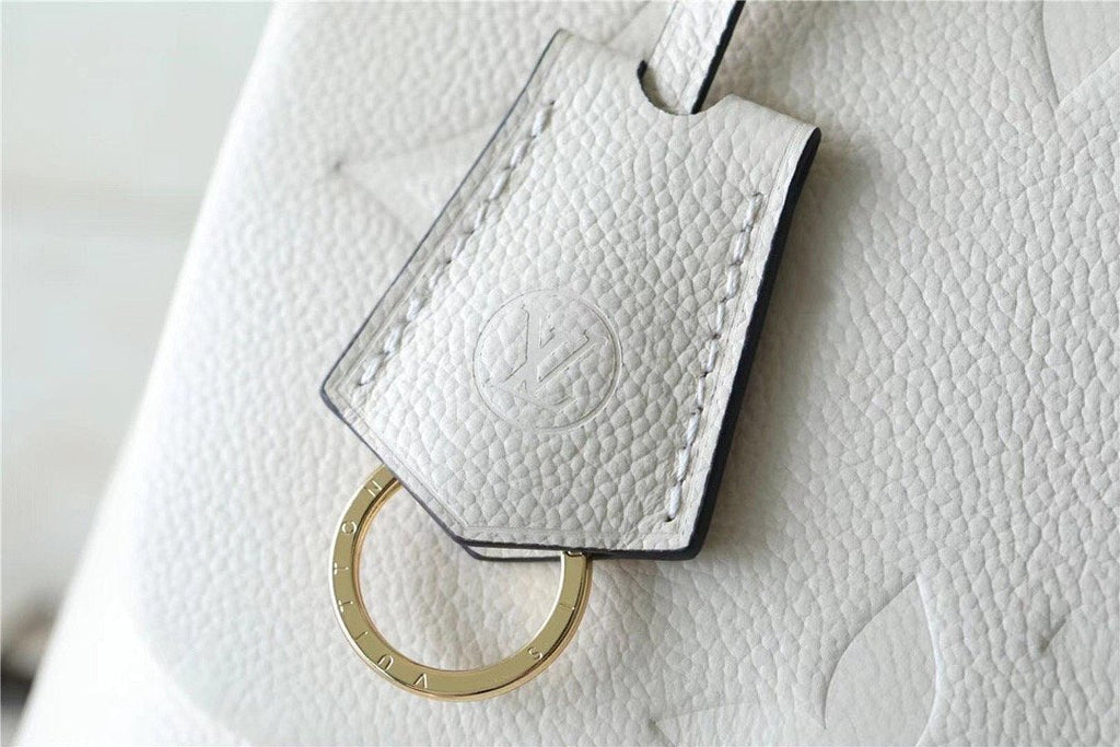 Louis Vuitton Madeleine MM Monogram Empreinte Creme Beige For Women,  Shoulder and Crossbody Bags 11.8in/30cm Louis Vuitton