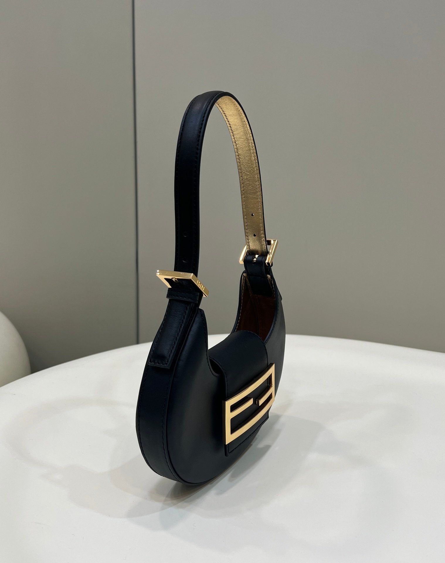 FI Cookie Black For Women, Handbags, Shoulder Bags 7.4in/19cm FF 8BS065AAIWF0KUR