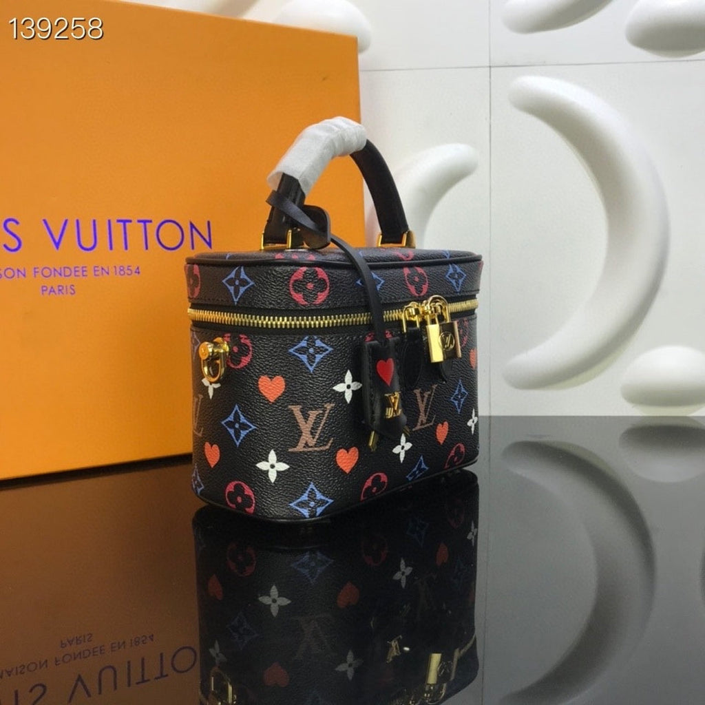 Louis Vuitton Vanity PM Game On Monogram Canvas By Nicolas Ghesquiere Black For Women,  Shoulder And Crossbody Bags 7.5in/19cm Louis Vuitton M57482
