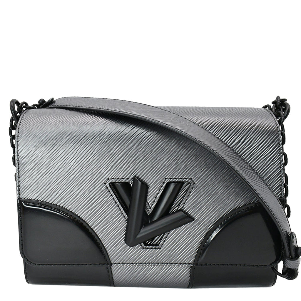 LOUIS VUITTON Twist MM Epi New 1:1 Rep Leather Shoulder Bag Silver