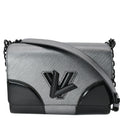 LOUIS VUITTON Twist MM Epi New 1:1 Rep Leather Shoulder Bag Silver