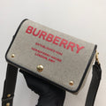 Burberry Horseferry Print Cotton Canvas Small Crossbody Bag For Women, Bags 7.1in/18cm