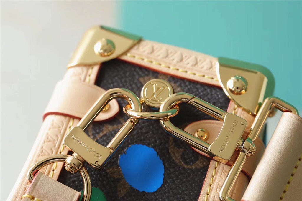 Louis Vuitton Side Trunk PM Monogram Canvas For Women, Women’s Bags, Shoulder And Crossbody Bags 8.3in/21cm Louis Vuitton