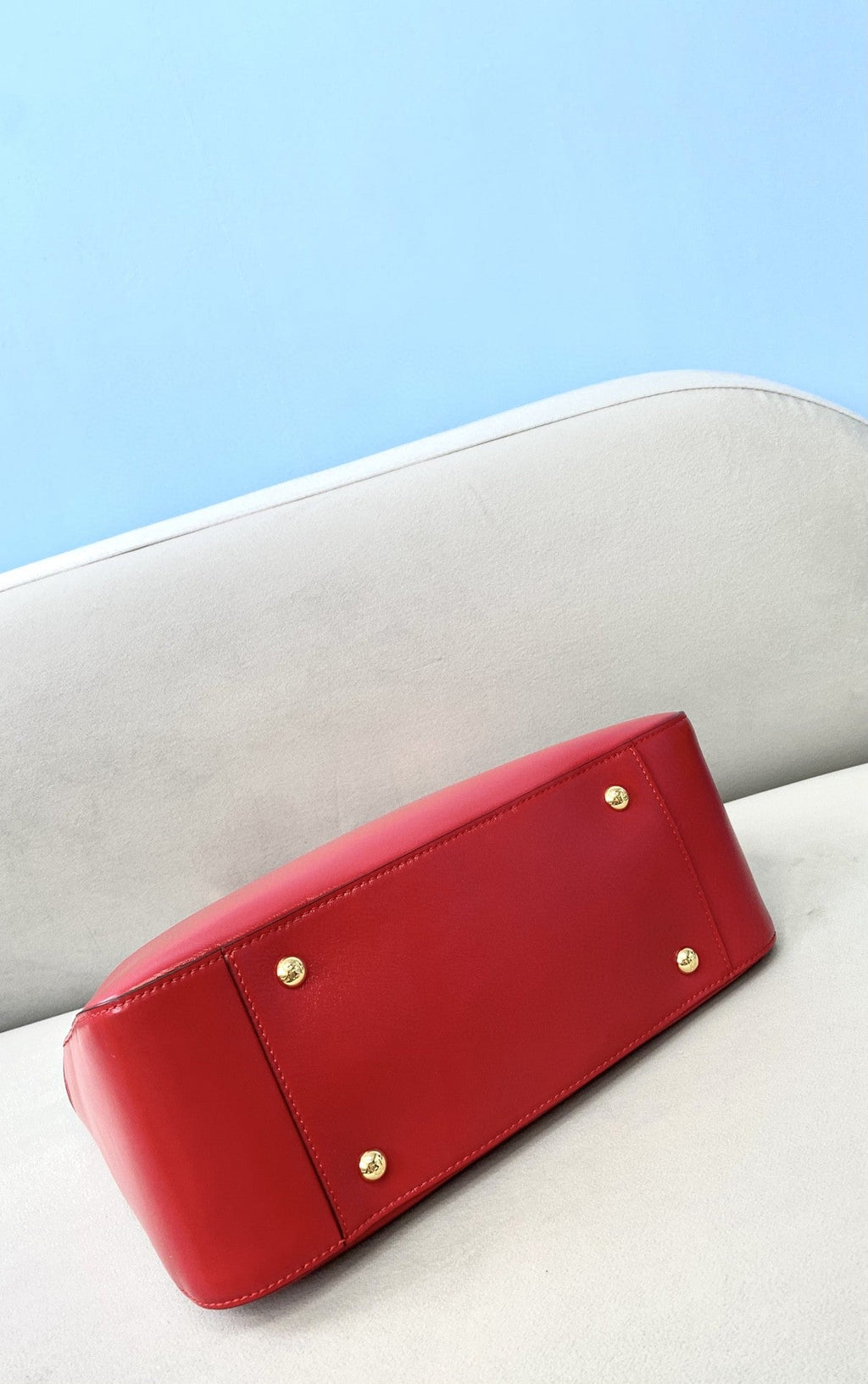 MeDiorum FF Tote Shoulder Red Bag For Woman 38cm/15in