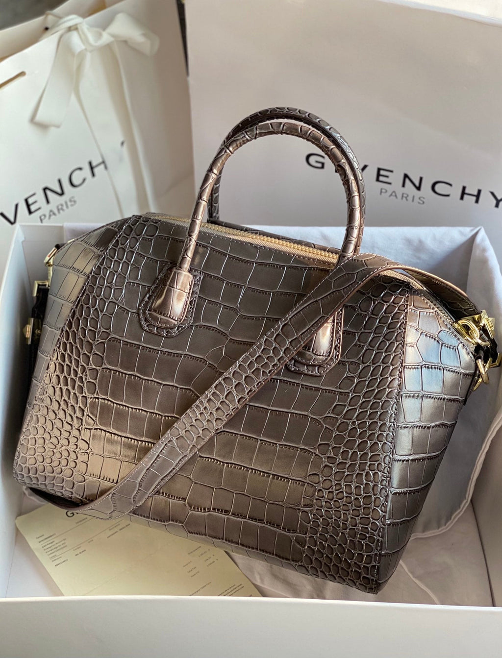 gv Antigona Bag SiLouis Vuittoner For Women, Handbags, Shoulder Bags 11in/28cm GVC
