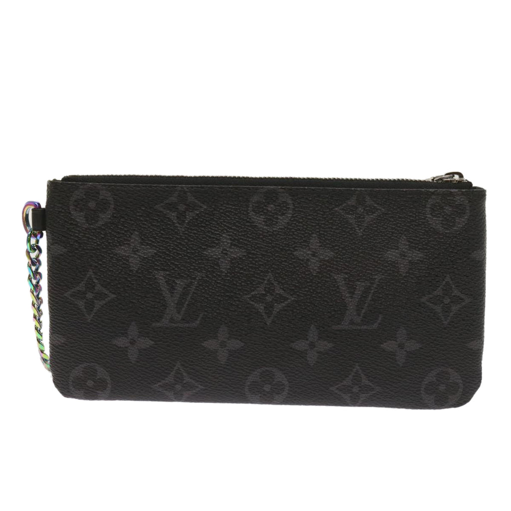 Louis Vuitton Pochette Clés  Canvas Clutch Bag
