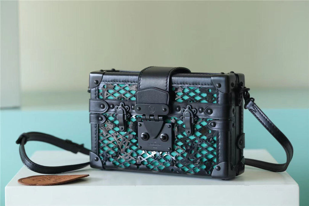 Louis Vuitton Petite Malle Monogram Pattern Black For Women,  Shoulder And Crossbody Bags 7.9in/20cm Louis VuittonÃƒâ€šÃ‚Â 