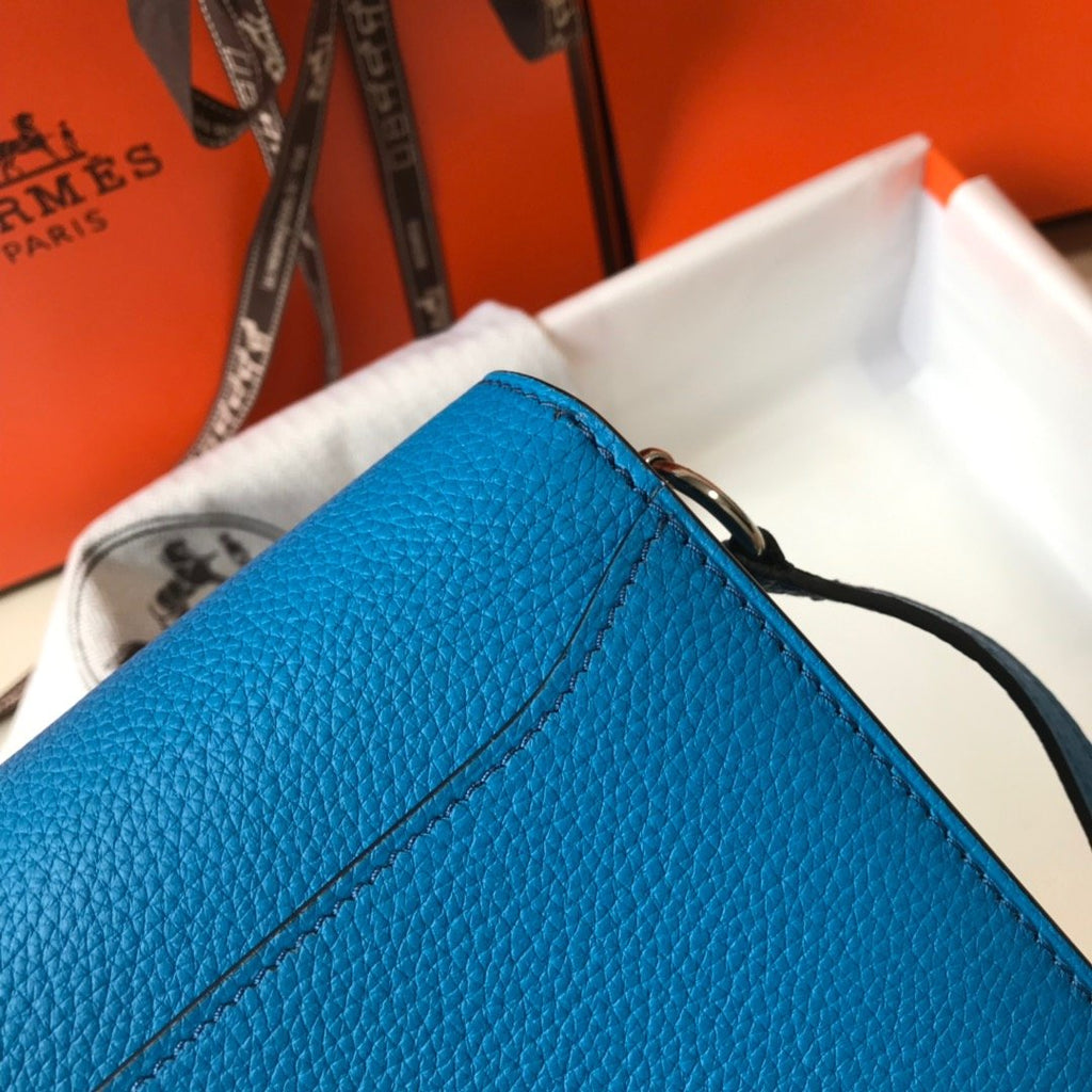 Mini Evercolor Sac Roulis 19 Blue For Women, Handbags, Shoulder Bags 7.5in/19cm