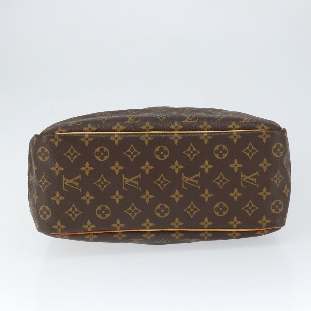 Louis Vuitton Deauville Handbag Monogram Canvas Brown Canvas Handbag