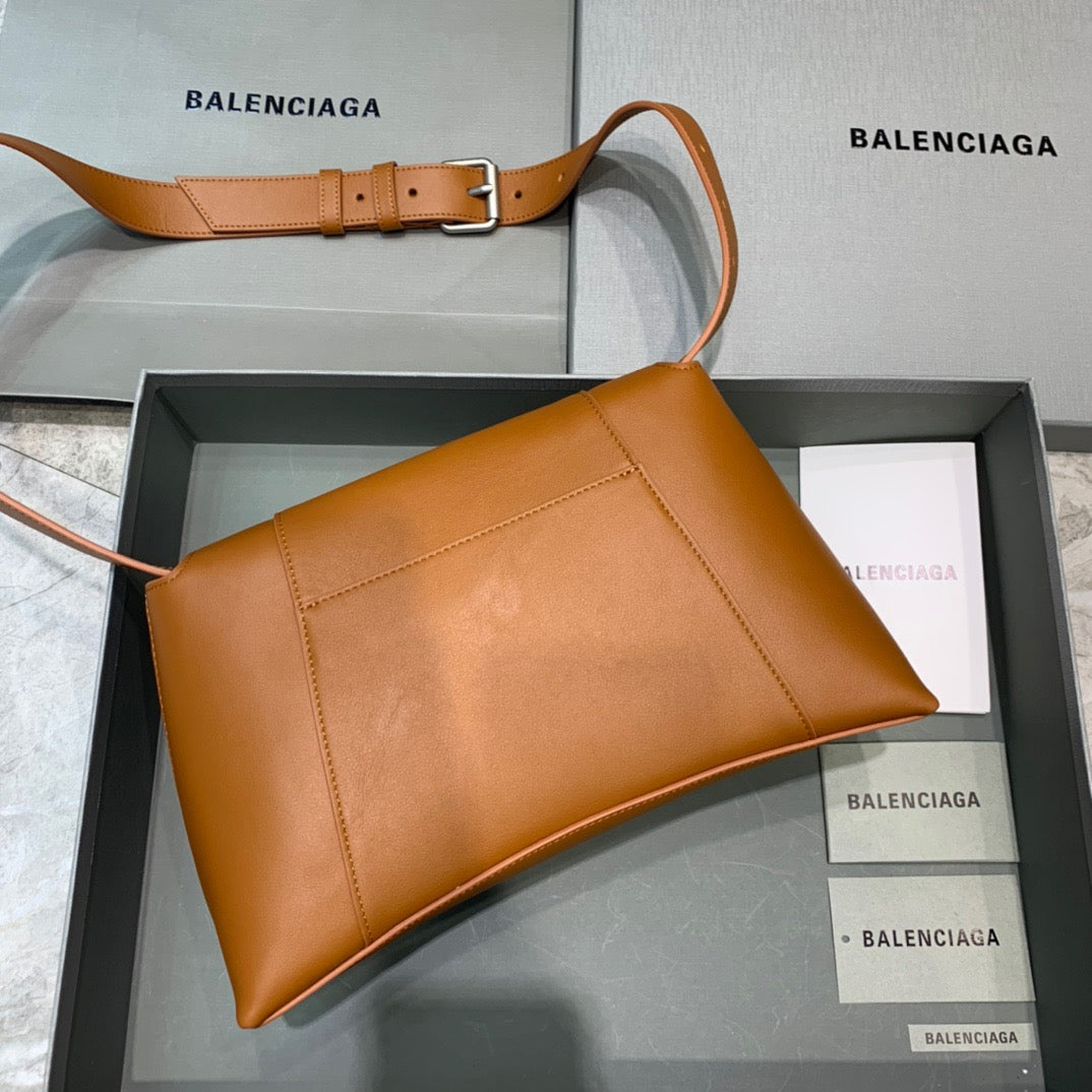 Downtown Small Shoulder Bag In Brown, For Women,  Bags 11.8in/30cm